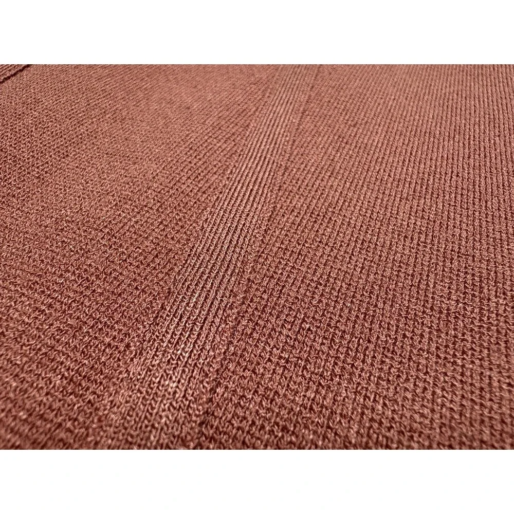 Express Women's XL Corset Style Knit Crop Top Rust Red Sleeveless Bustier - Picture 6 of 8